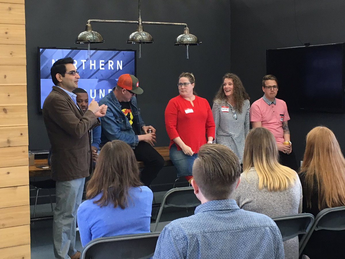Jodi_Wegner's tweet photo. Panel Discussion @northernground @aiga_wi #portfolioreview https://t.co/ibh96b3I3z