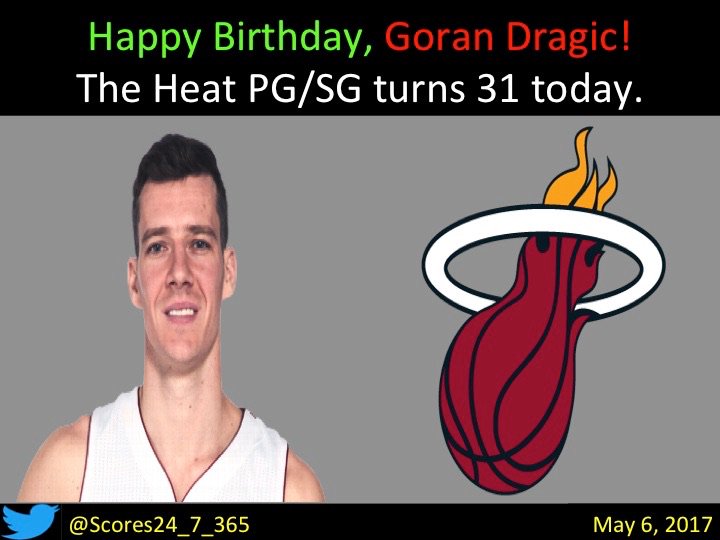  happy birthday Goran Dragic! 