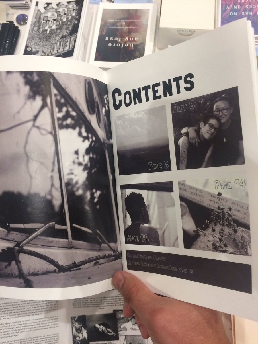 zinesboro's tweet photo. We have copies of Fotos y Recuerdos, an interview zine by @fronteristx at the @chicagozinefest today! https://t.co/LAtXOdgVui