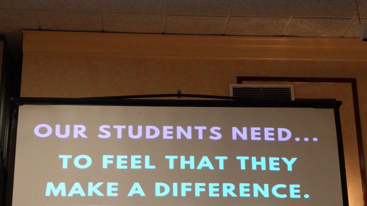 sk348's tweet photo. Encouraged by @lieberrian - empowering us to make a difference with students so they know they can make a difference! #leadoutloud #ssl2017 https://t.co/CrbvbyPODS