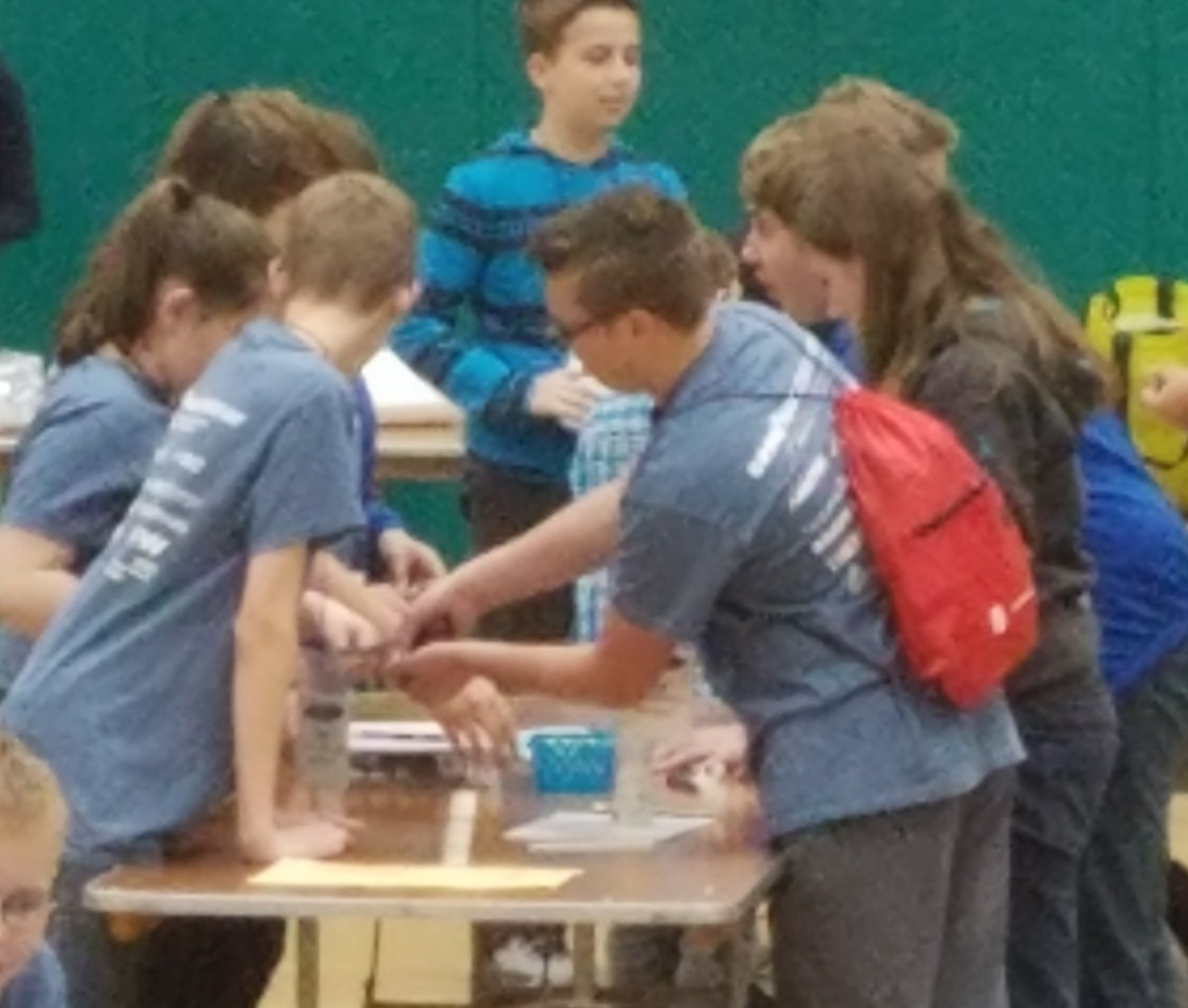 CCA_RubeTeam's tweet photo. The Rube Team taking on a challenge at the GoodYear STEM Career Day!  #gystemday https://t.co/IeEW6VTbEn