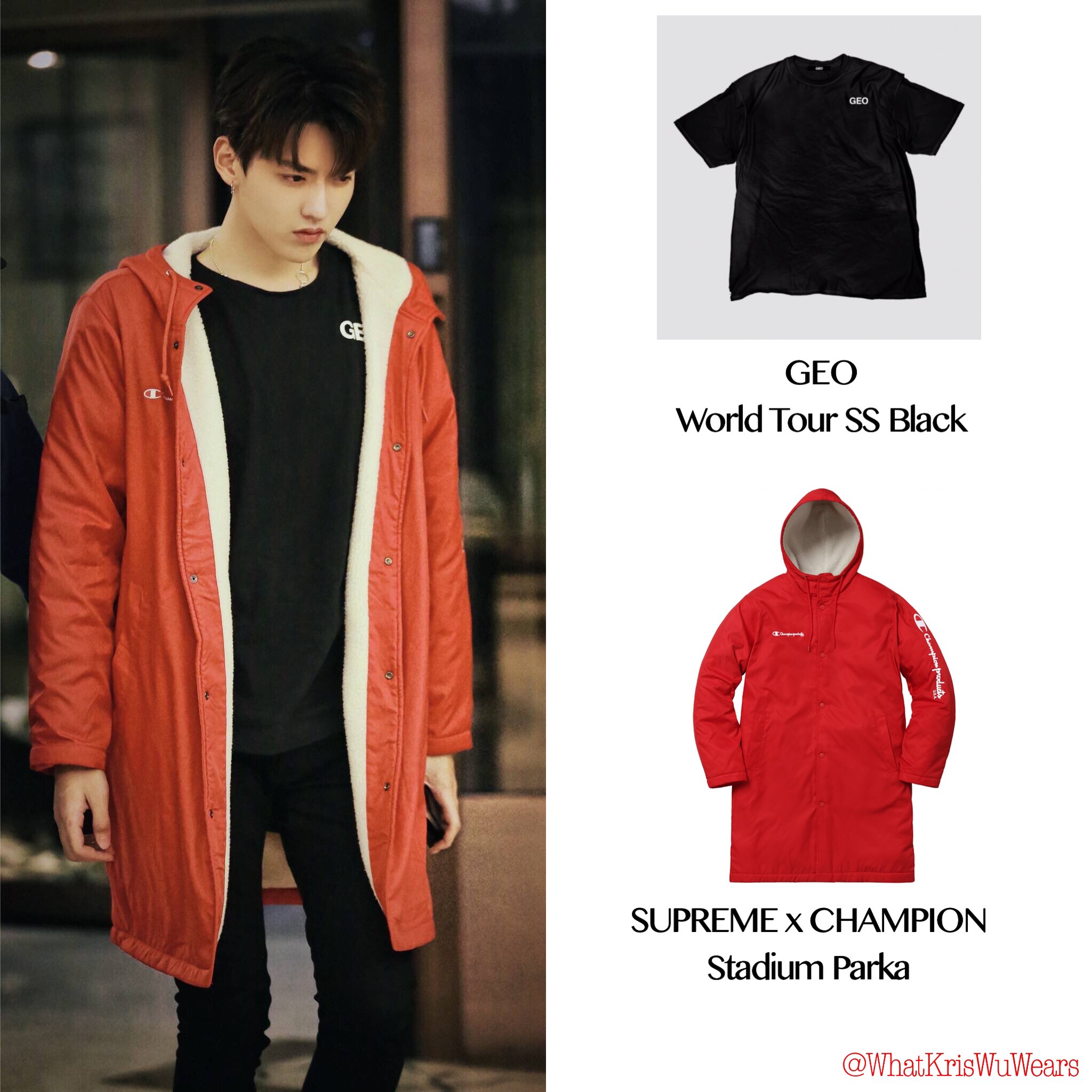 Supreme x champion stadium cheap parka