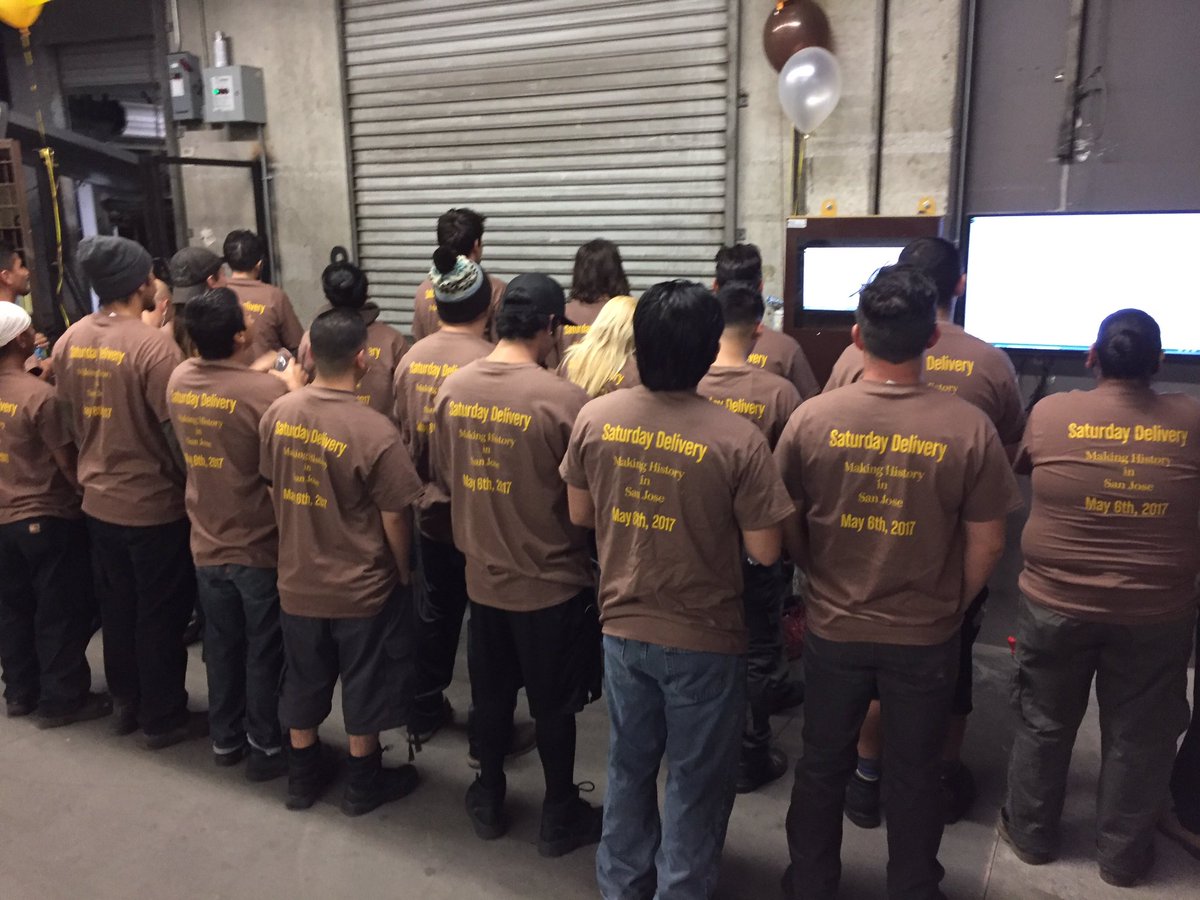 Aubree Koch (@aubree_koch) on Twitter photo UPS Saturday Deliver in the San Jose Preload. Making history happen!! #WeAreUPS <a href="/NorthCalUPSers/">NorthCalUPSers</a> <a href="/R_MaryTurner/">Rosemary Turner</a> <a href="/chinapril2021/">Johnny</a> <a href="/upschrisallen/">Chris Allen</a> UPS Saturday Deliver in the San Jose Preload. Making history happen!! #WeAreUPS <a href="/NorthCalUPSers/">NorthCalUPSers</a> <a href="/R_MaryTurner/">Rosemary Turner</a> <a href="/chinapril2021/">Johnny</a> <a href="/upschrisallen/">Chris Allen</a>
