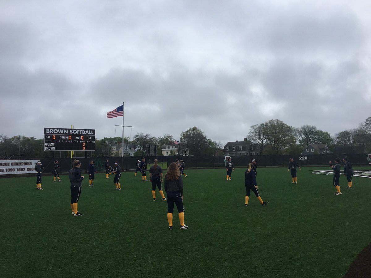 MerrimackSB's tweet photo. Warmups underway in Providence before today's NE10 Final! #GoMack #ADEvsMER https://t.co/3hn4ucYPFP