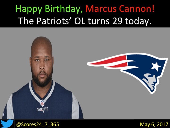  happy birthday Marcus Cannon! 