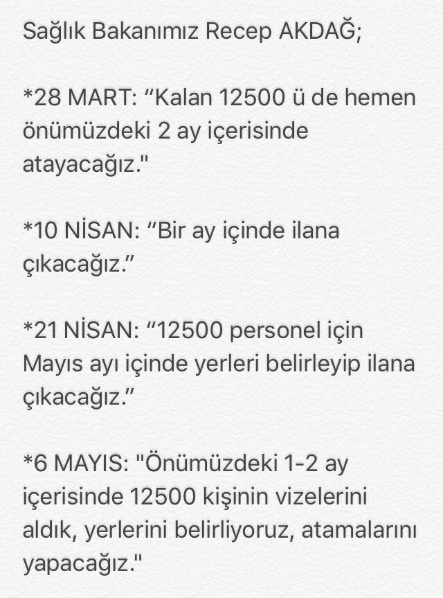 lanetatom's tweet photo. Atama sözünü unutmadık
RecepAkdağ MayısSözündeDur
@DrRecepAkdag 
@RT_Erdogan 
@AhmetBOgutken 
@BasbakanlikDPB
@FmyilmazM
@naci_agbal https://t.co/tVEEqXiBW2