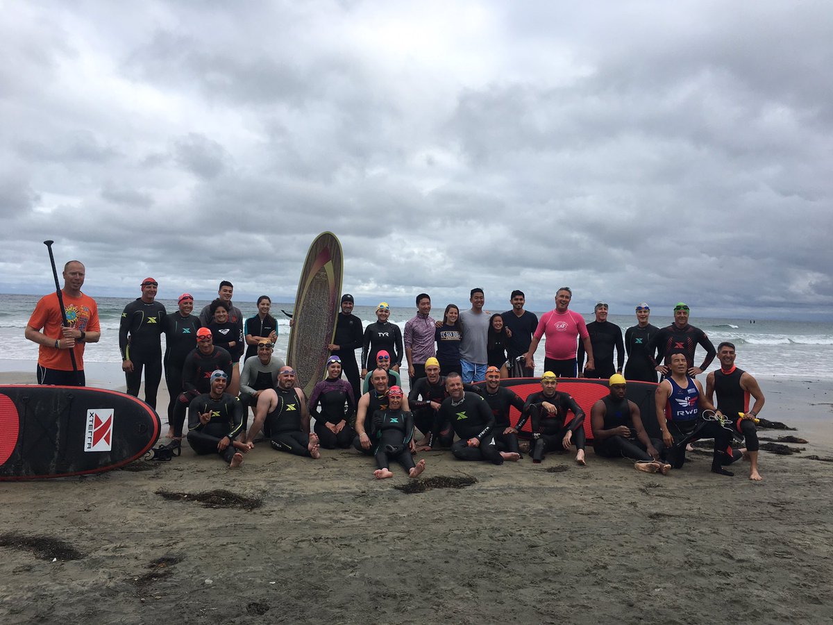 Huge thanks to #TeamCAF partner <a href="/XTERRAWETSUITS/">XTERRA Wetsuits</a> for outfitting our Paratriathlon Camp Athletes for the open water swim training today!