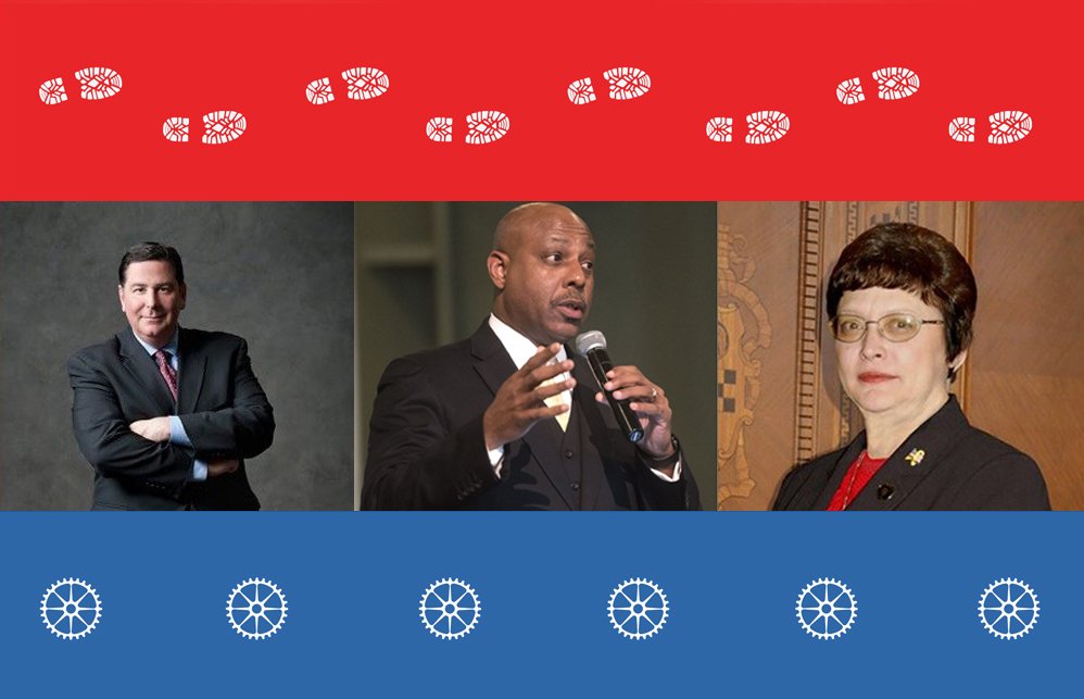 BikePGH's tweet photo. Ten Questions with the Mayoral Candidates: https://t.co/rjOGd6mFj6 #race4pgh #bikewalkvote #Pittsburgh @billpeduto @WelchRev @Darlene4Pgh https://t.co/ccTlWU0Z6s