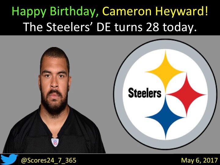  happy birthday Cameron Heyward! 