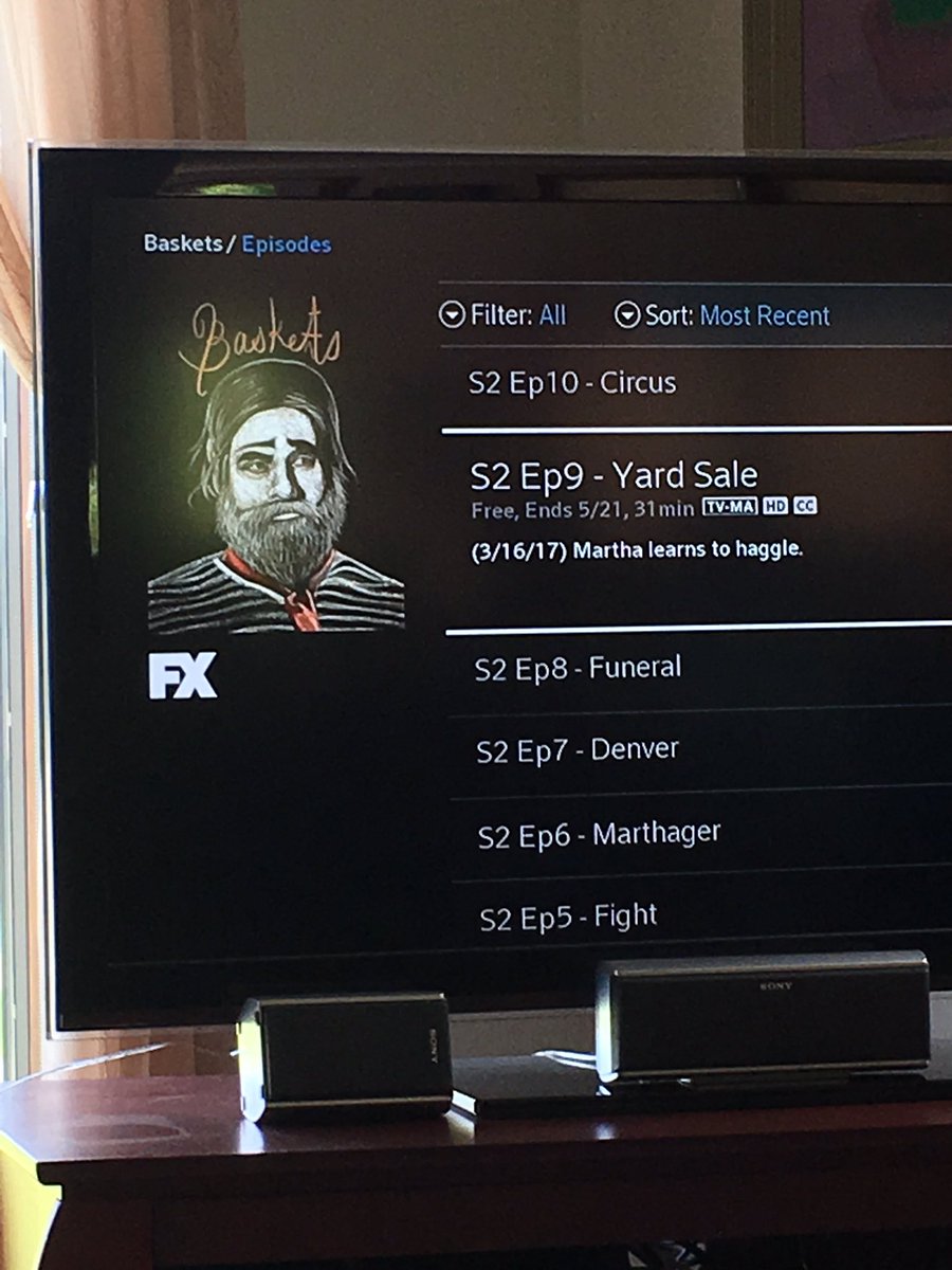 we clearly did not do enough promotion for our Baskets episode this season