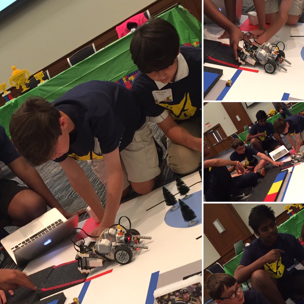 SWEMemBots's tweet photo. And then there's that teamwork thing. Nailed it! #TakeThatForData #SWEMemBots #legomindstorm #stem https://t.co/Yar5PU6TLq