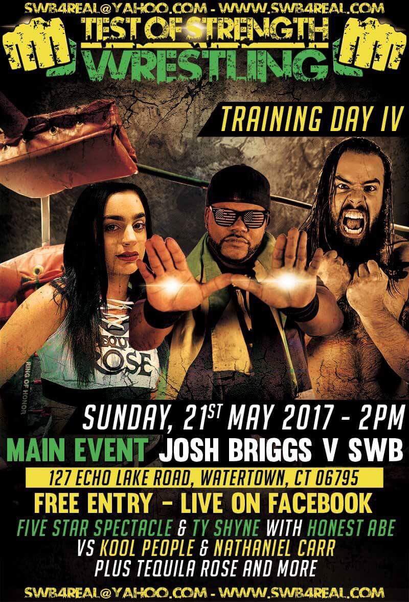 swbforreal's tweet photo. Just added @DanTerry87 with @RosalieValle vs @realLUCKYjames vs @GarrettHoliday @toswrestling1 TD4 at 2pm https://t.co/9uGwS4tdl2 https://t.co/kXNGoWnJZs