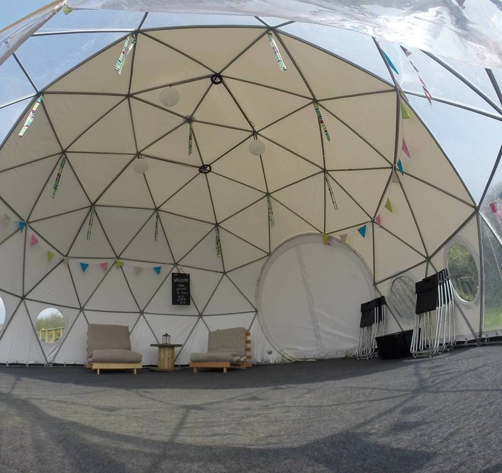 lifeseekerwales's tweet photo. Tipi guests get to chill in the Dome when it's not busy with workshops ;) #geodesicdome #glamping #camping #coolsp… https://t.co/EpcoAT9ATR https://t.co/XHRGRKniTj