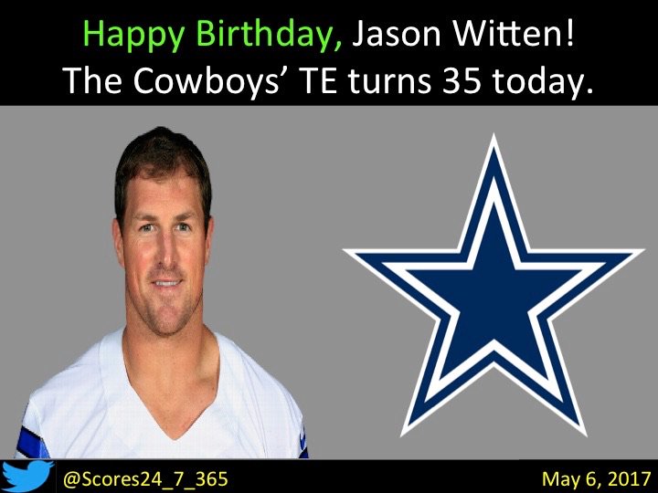  happy birthday Jason Witten! 