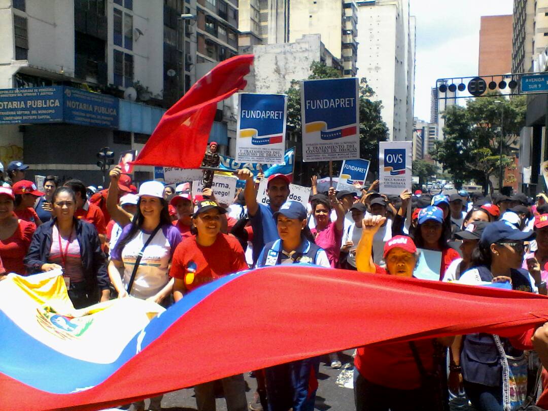 #MujeresALaCalle ¡Esta es la alegría de nuestras mujeres revolucionarias en las calles!