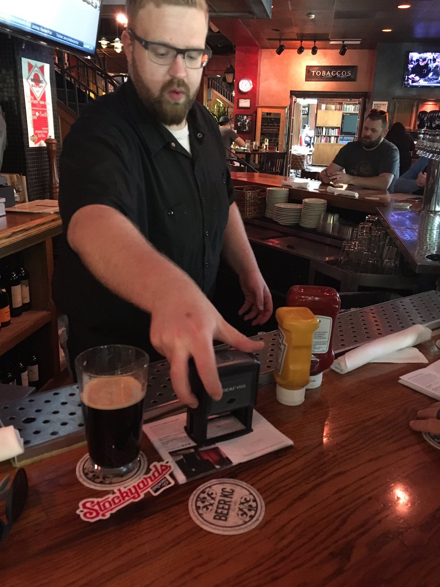 BionicLefty's tweet photo. Thanks bartender! #laststamp #kctaptour @VisitKC @mccoyspublichouse https://t.co/nD50GL4KS6
