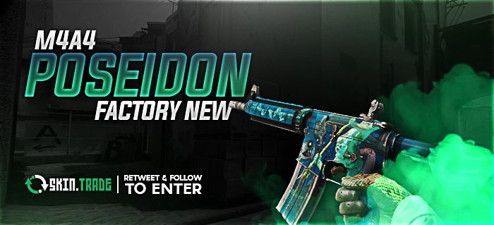 SkinTrade's tweet image. FAST GIVEAWAY - winner picked in 48hr

RT + Follow to enter

ADD Skin.Trade to your bookmarks &amp;amp; reply w/ proof for extra entry!