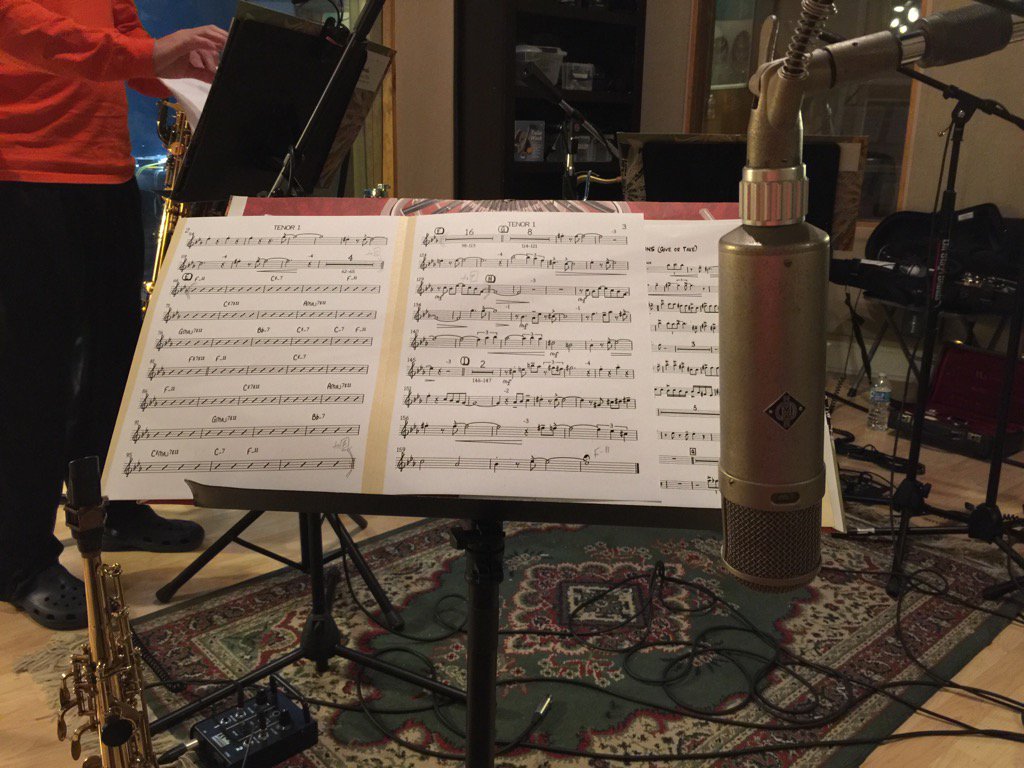 edcalle's tweet photo. @redrocksstudios #14jazzorchestra #markcolby https://t.co/IJuQzvxvst