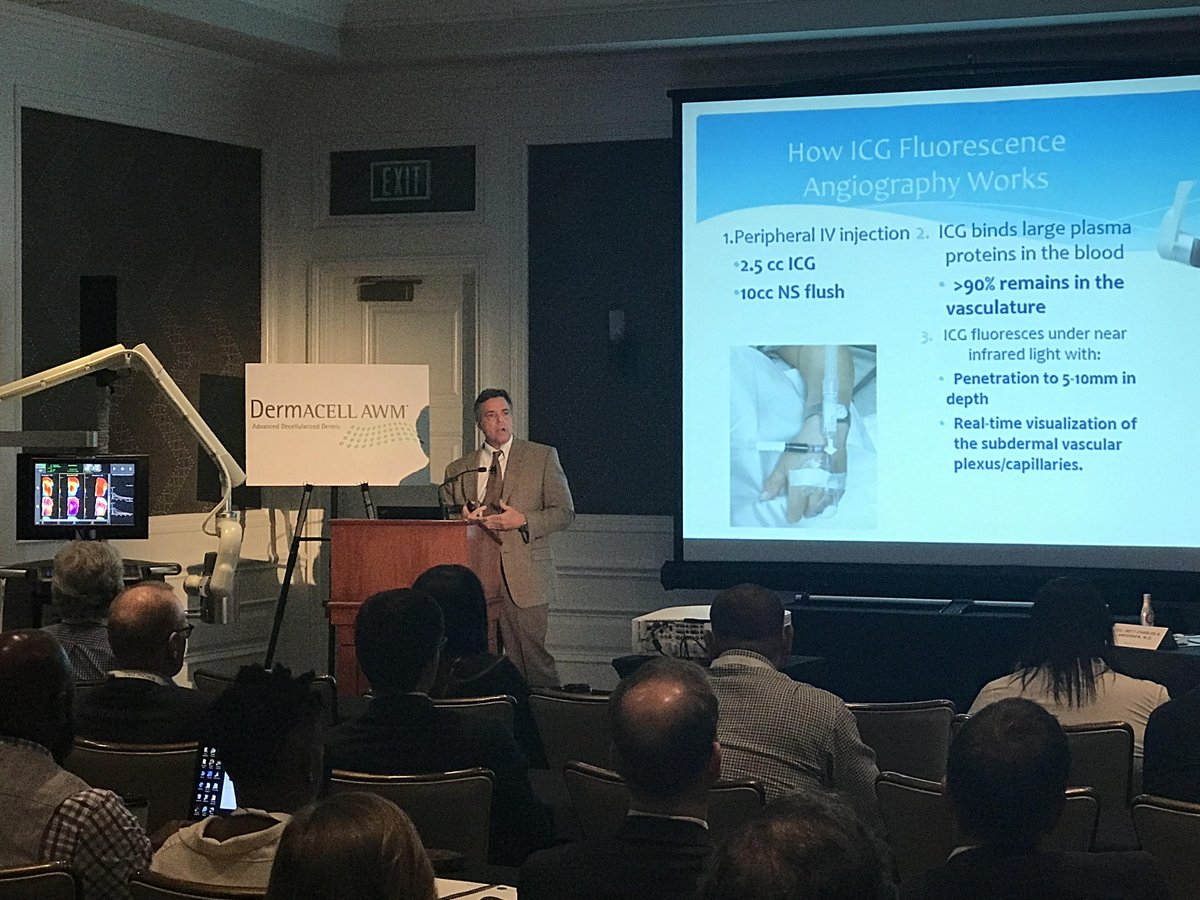 StrykerBreast's tweet image. Dr. John Lindberg provides a comprehensive overview of the LUNA Fluorescence Angiography System in the #WoundCare breakout. #iSPIES