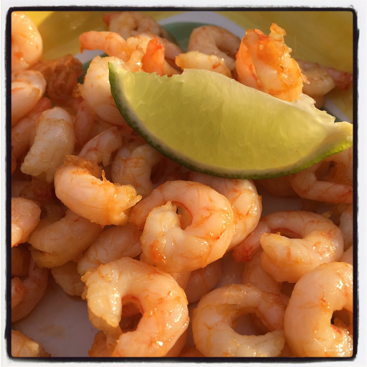 SilverSpoonProj's tweet image. #gamberetti con #aglio #italianfood