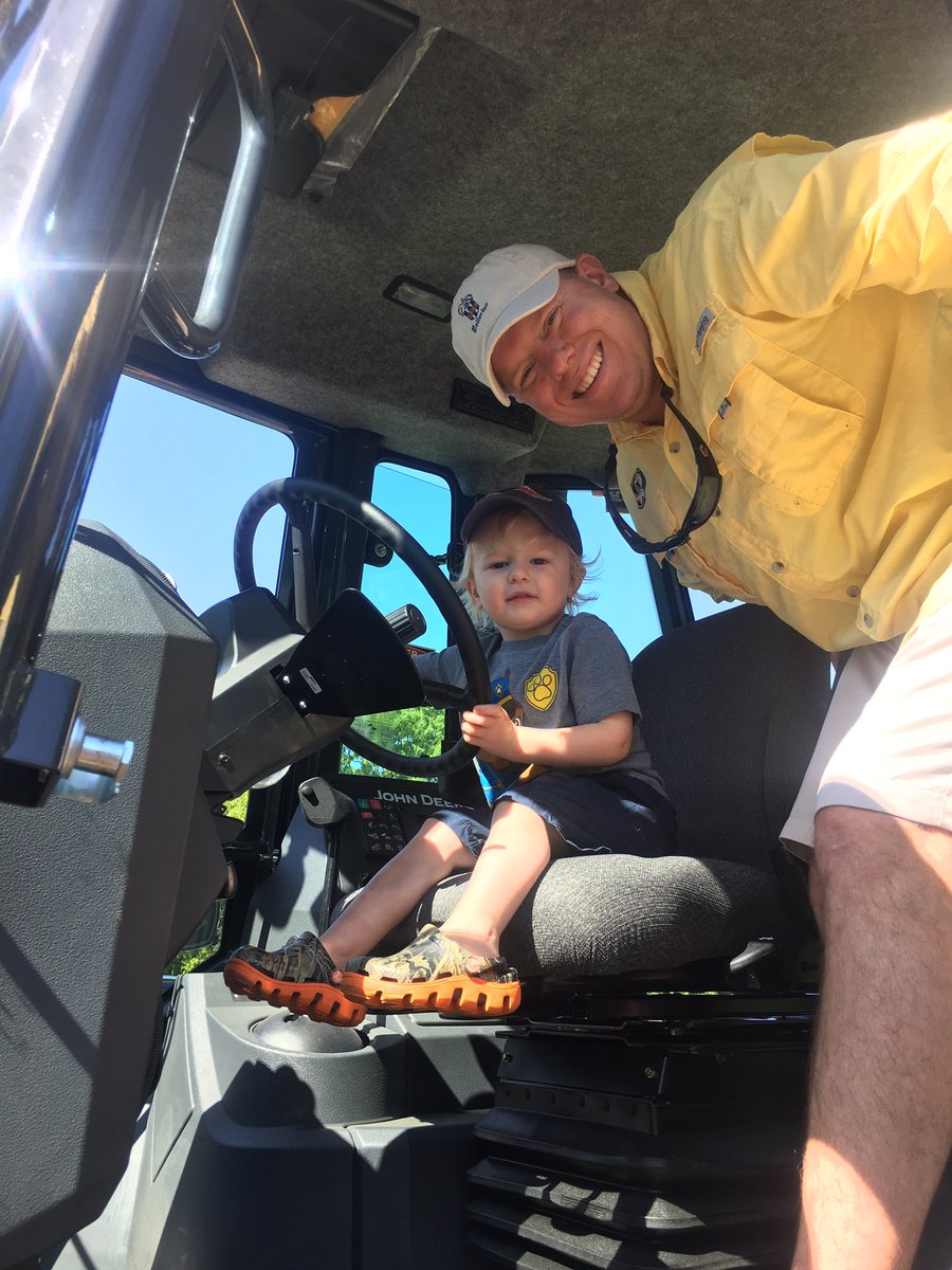 ChipWagnerInc's tweet photo. #HCW4 working on plowing the fields. Tough job, but someone has to do it! https://t.co/4j3O9SM8cP