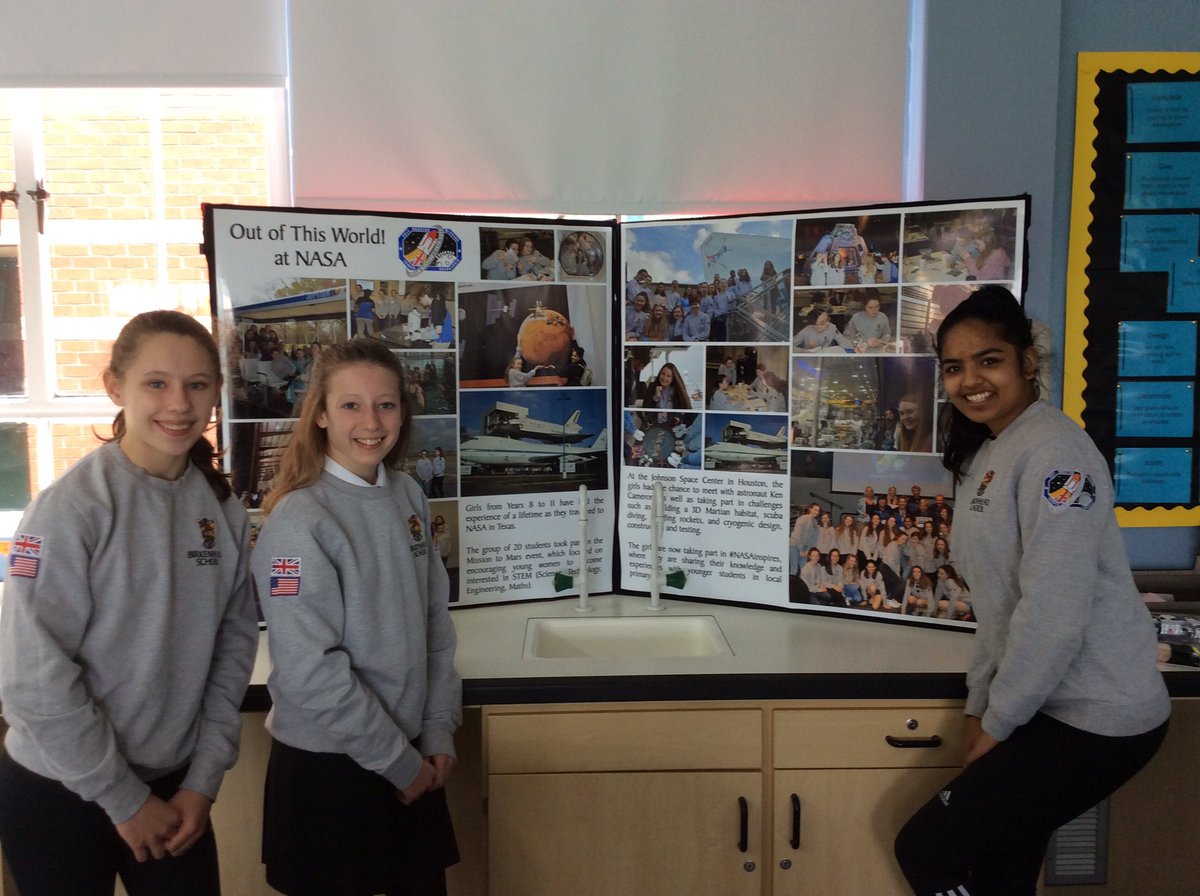 BirkenheadSchl's tweet photo. It was great to see our #NASAinspires project get started today. The girls shared their experiences with confidence and enthusiasm. https://t.co/32oO0S9aV4