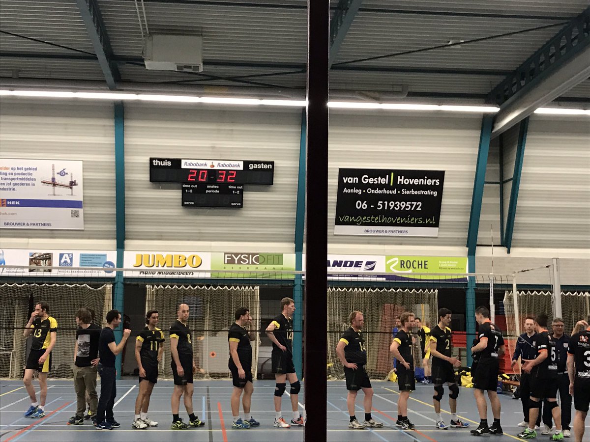 Heren 2 staat klaar voor de tweede wedstrijd. Zal een pittige wedstrijd worden, want de tegenstander heeft een verlies goed te maken!