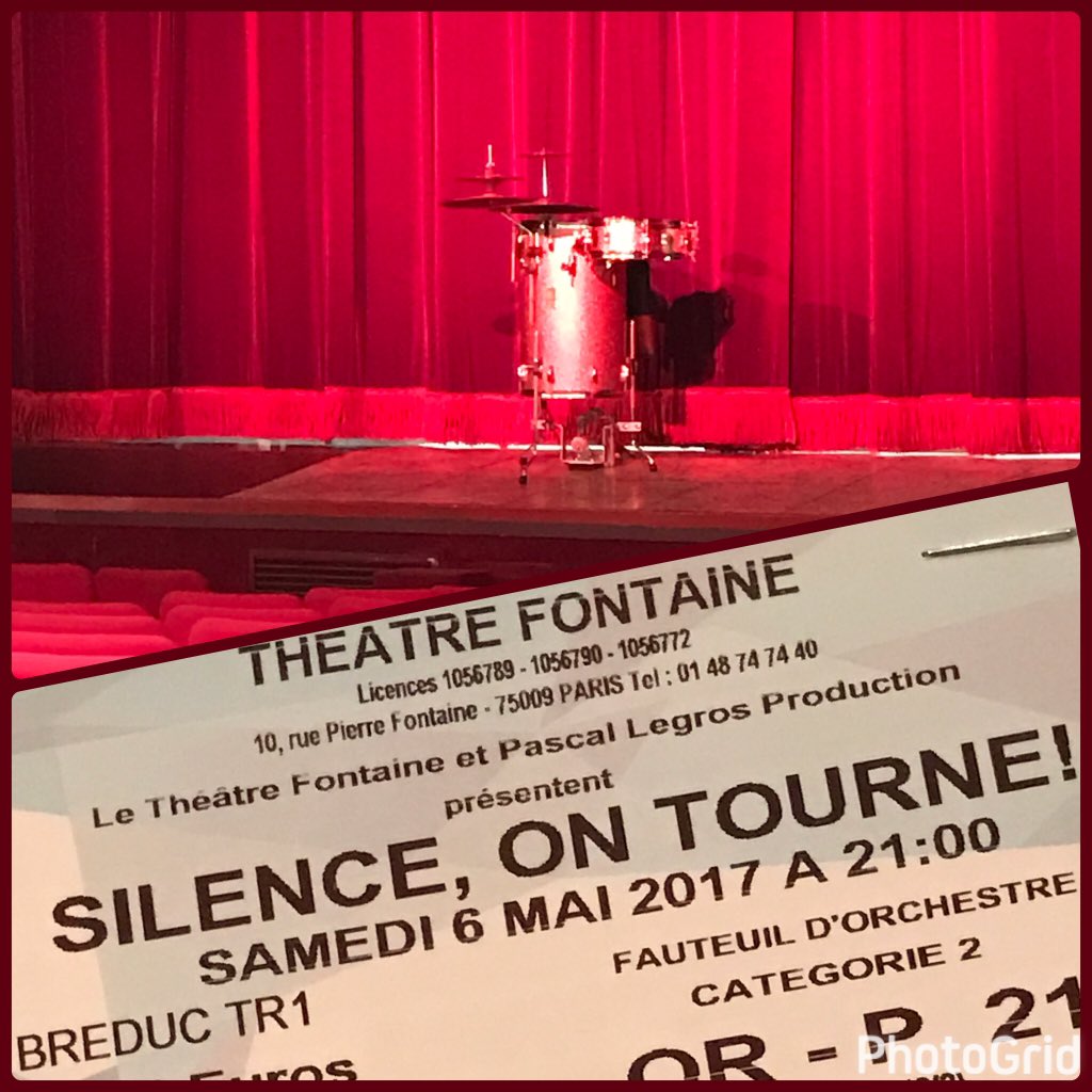 Jenn_s_'s tweet photo. Quelques heures à Paris. Direction: Théâtre 🎫🎭 #SilenceOnTourne #ThéâtreFontaine 🎬 https://t.co/4VMJWOEXKy