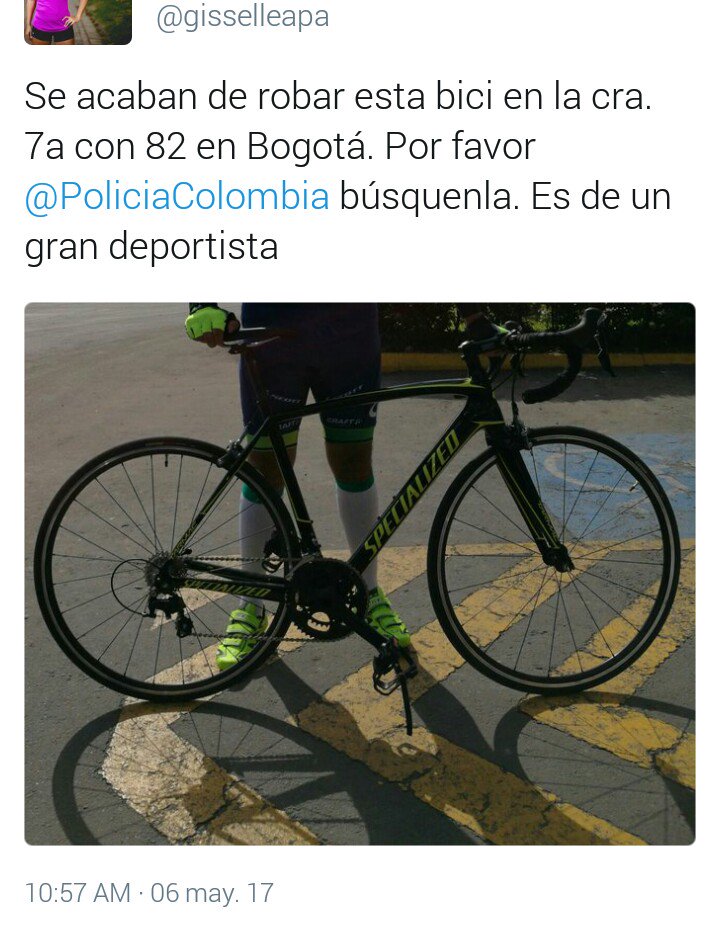 TadicJim's tweet image. 3 robos de bicicleta
Modalidad: La milenaria
6Mayo AM
Misma zona: Rosales
Solicitamos investigación de @PoliciaBogota con cámaras de la zona