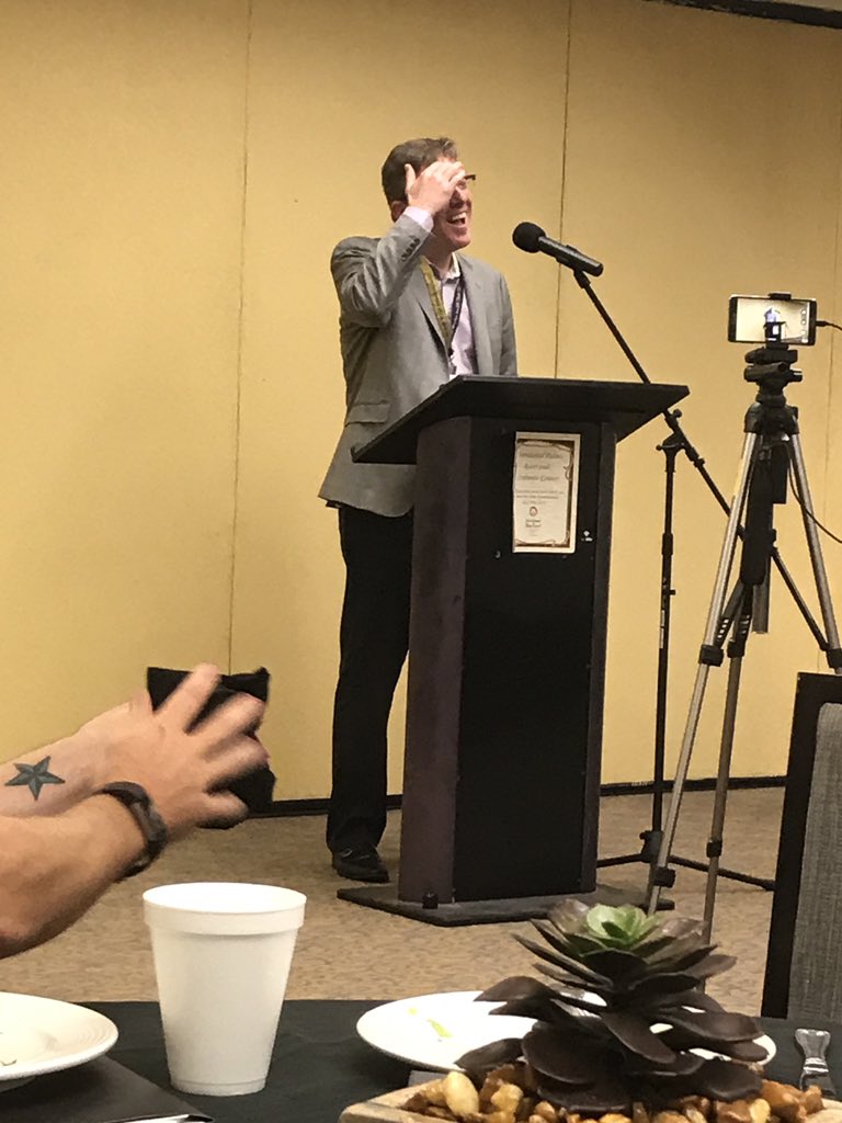SaintJMac's tweet photo. @MattWelch I think this had something to do with @nickgillespie #LPFCon https://t.co/Glo76pveBy
