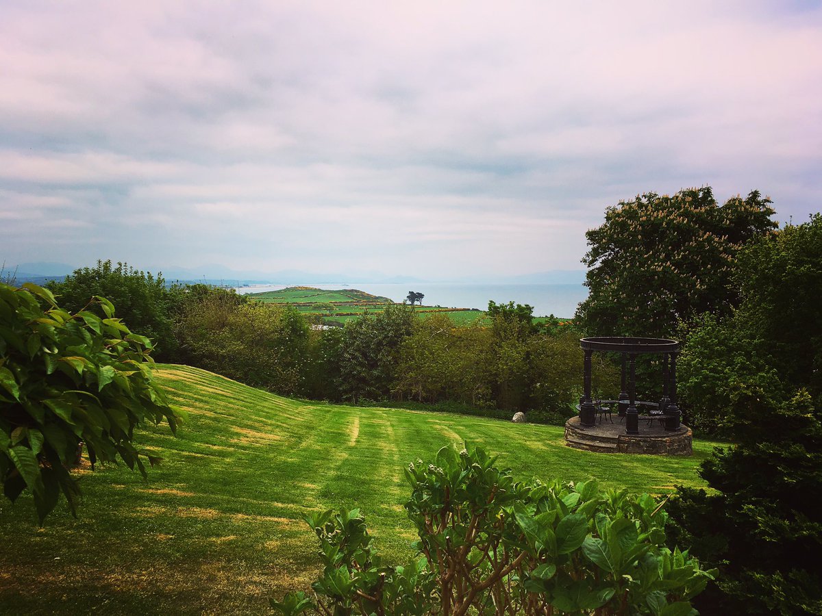 Amazing views at Tremfan Hall tonight... #seaview #landscape #nature #Wales #weddingband #party