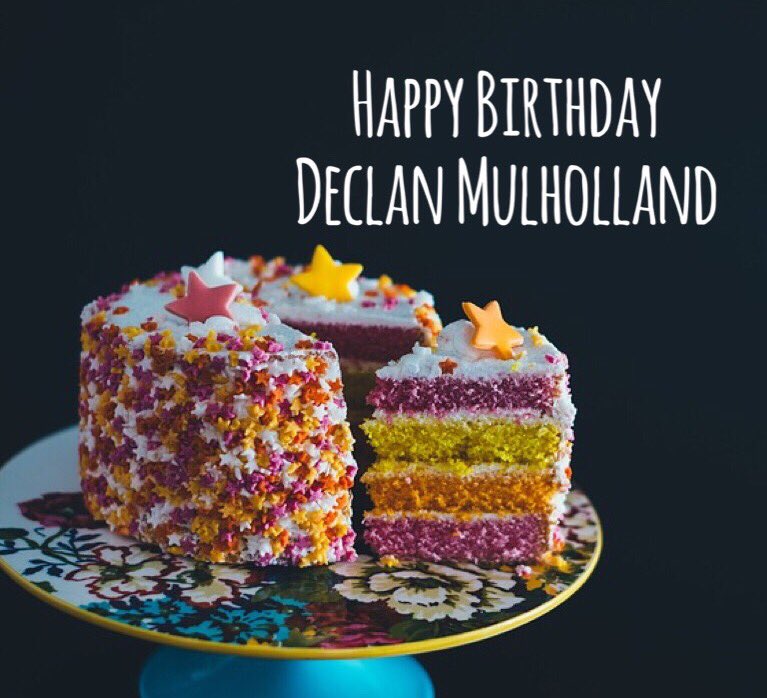 Happy Birthday to Declan Mulholland, we hope you had a good day!
