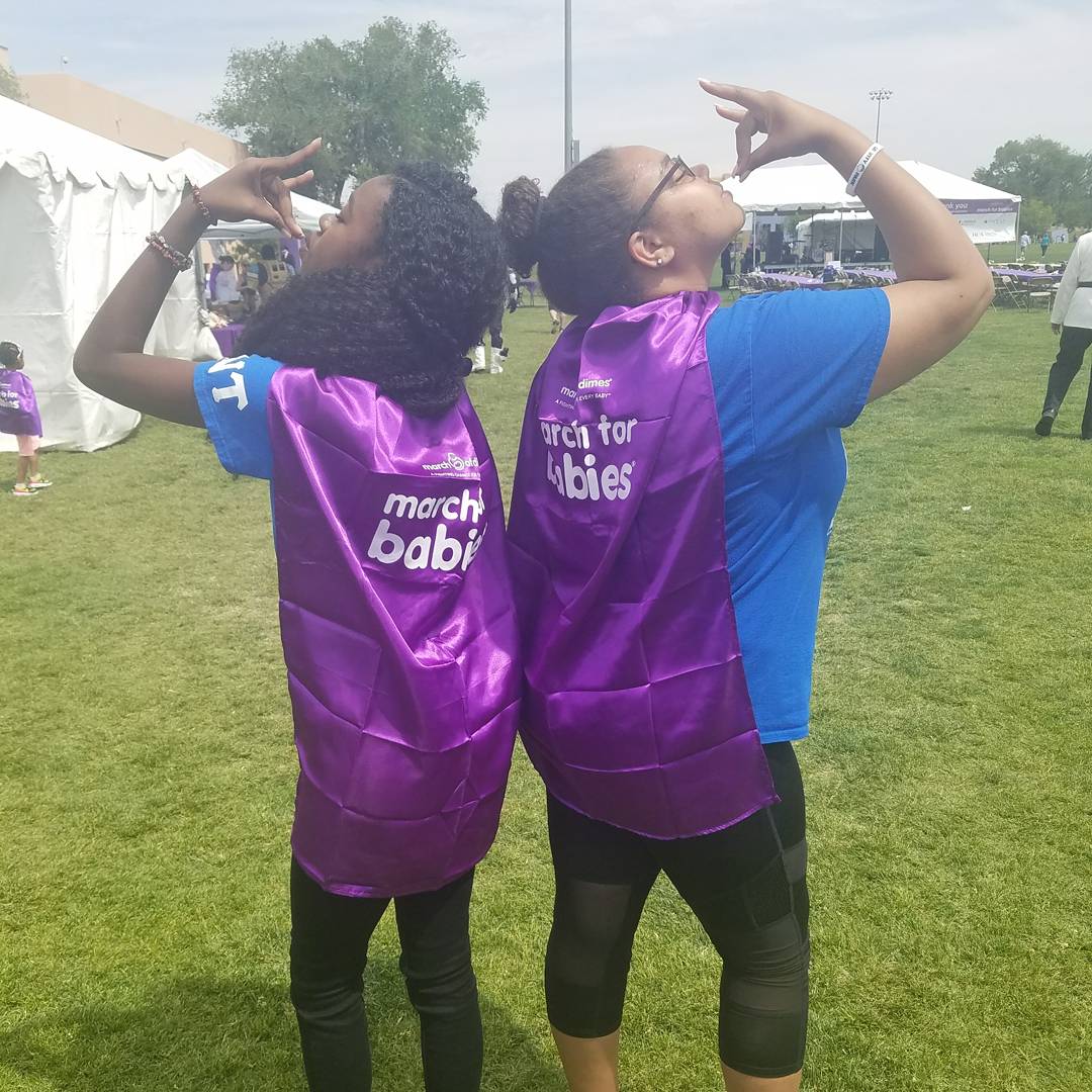 UNMZETAS's tweet photo. Zetas at March of Dimes 👶🏾💜🕊💙
#NuTau #OmegaAlphaZeta #Service #GetEngaged #MarchofDimes #ZPhiB #ZΦB #1920 #20MHoursofService https://t.co/TE2CO8y75u