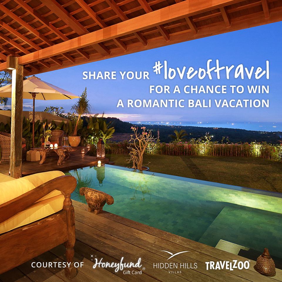 SimplySepi's tweet image. Enter for a chance to win a trip to @HiddenHillsBali + $1,500 @Honeyfund Gift Card! travelzoo.com/blog/loveoftra… … … @Travelzoo #loveoftravel