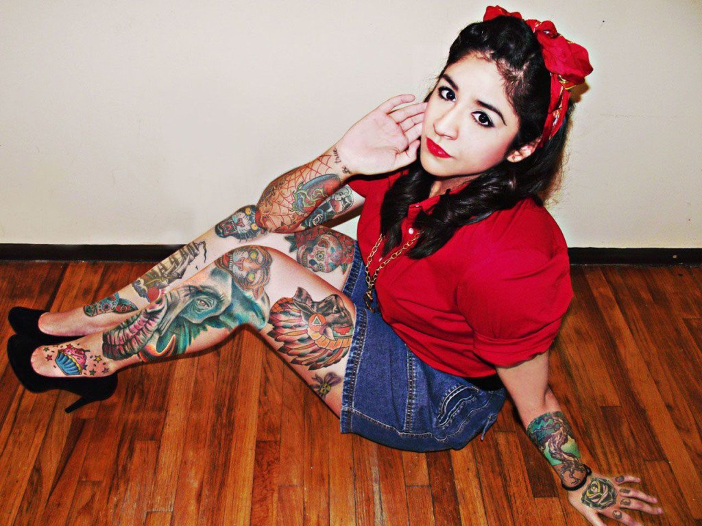 Pinupfiles schoolgirl tattoo grannies