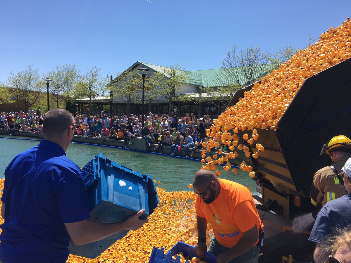 danwinters's tweet photo. Thanks to everyone who came to THE 10th ANNUAL @YESSIOWA DUCK DERBY!
@JordanCreekTC 
#adoptaduckhelpachild https://t.co/q4chIl2Sye