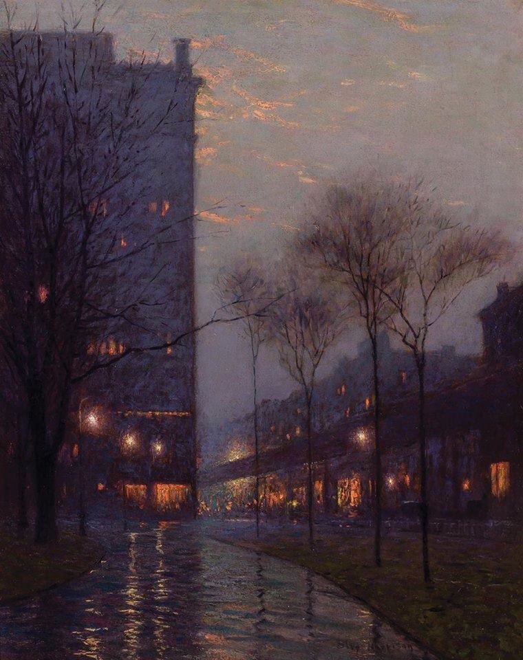 olgatuleninova's tweet photo. Lowell Birge Harrison (1854-1929)

Bryant Park at Evening, New York https://t.co/YEhPCw4Dok