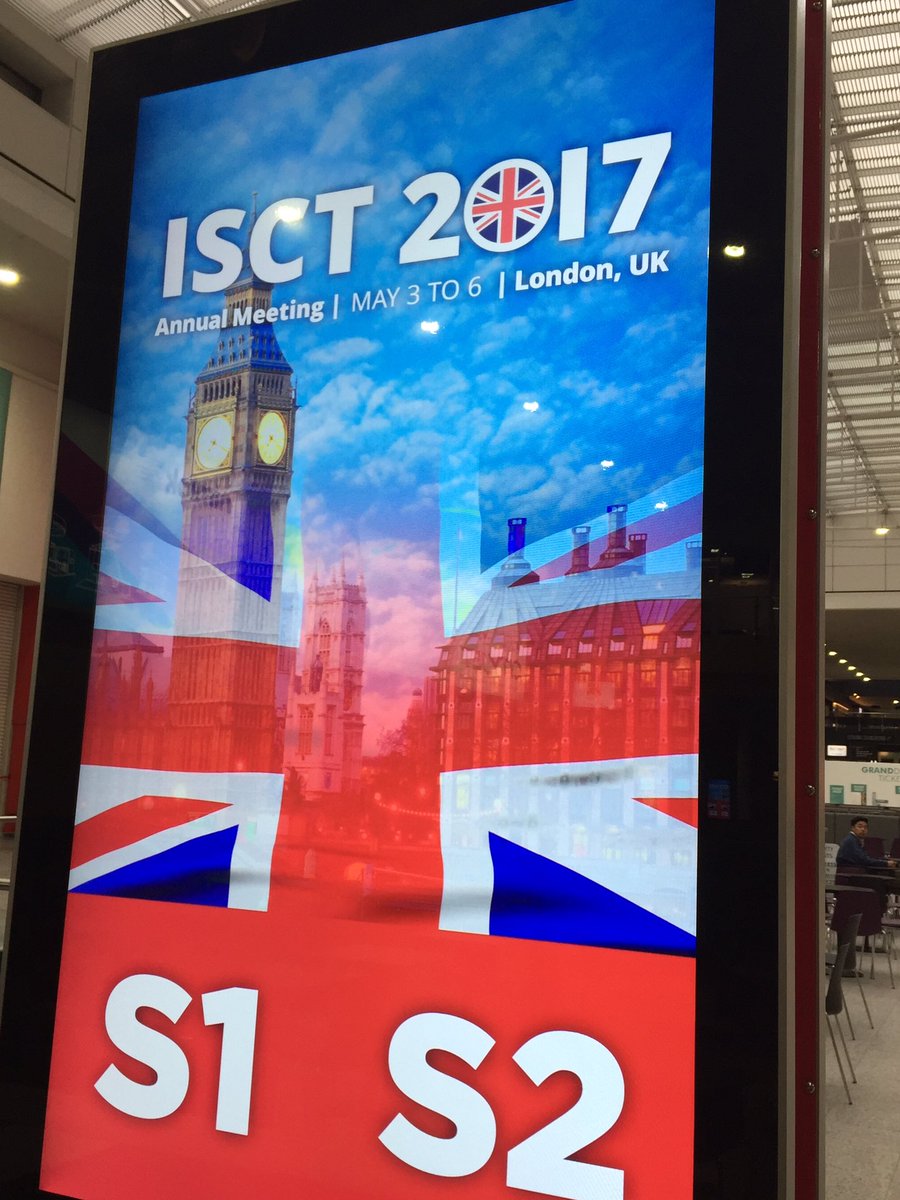 TcelularHUPH's tweet photo. Attending ISCT meeting in London
Cellular Therapy is growing fast!! https://t.co/arSeyn4jA9