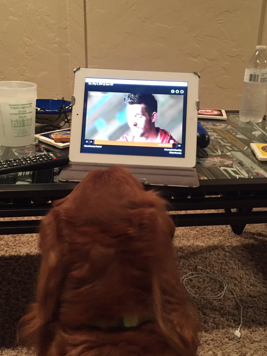 a_haydenchaplin's tweet photo. This is how I watch @jakeowen too 😂 #likemotherlikefurchild #iHeartCountry #goodcompany https://t.co/1E8AmuzJ1J