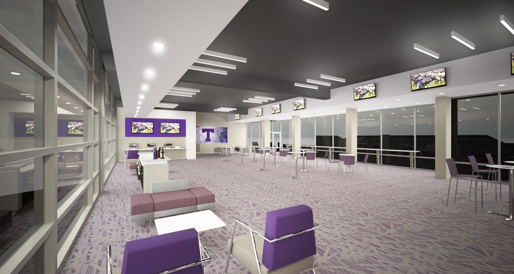 TarletonState's tweet image. Presentation of $2.4M gift to Memorial Stadium, naming of west side after AD Lonn Reisman at the Athletic HOF ow.ly/deXM30btLpa