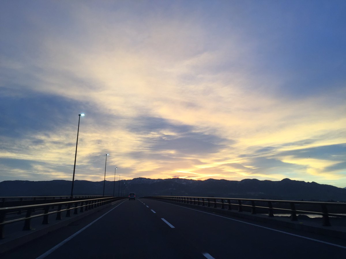 冬の朝の空 冬の朝の空
