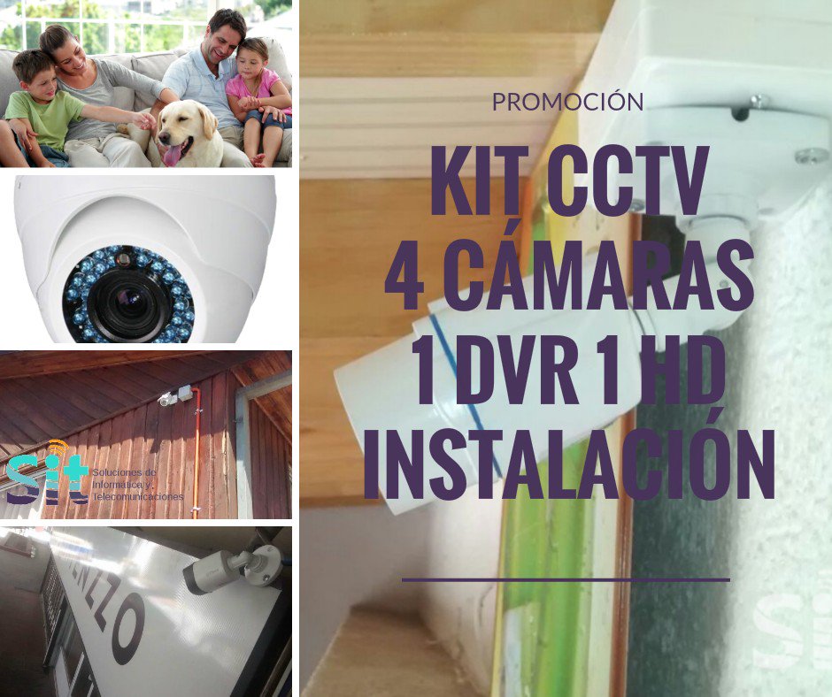 Si va a comprar un KIT CCTV ¡Ojo con la instalación! bit.ly/2pbdApV   RT <a href="/AvisoClasificad/">#TuAvisoClasificado</a>