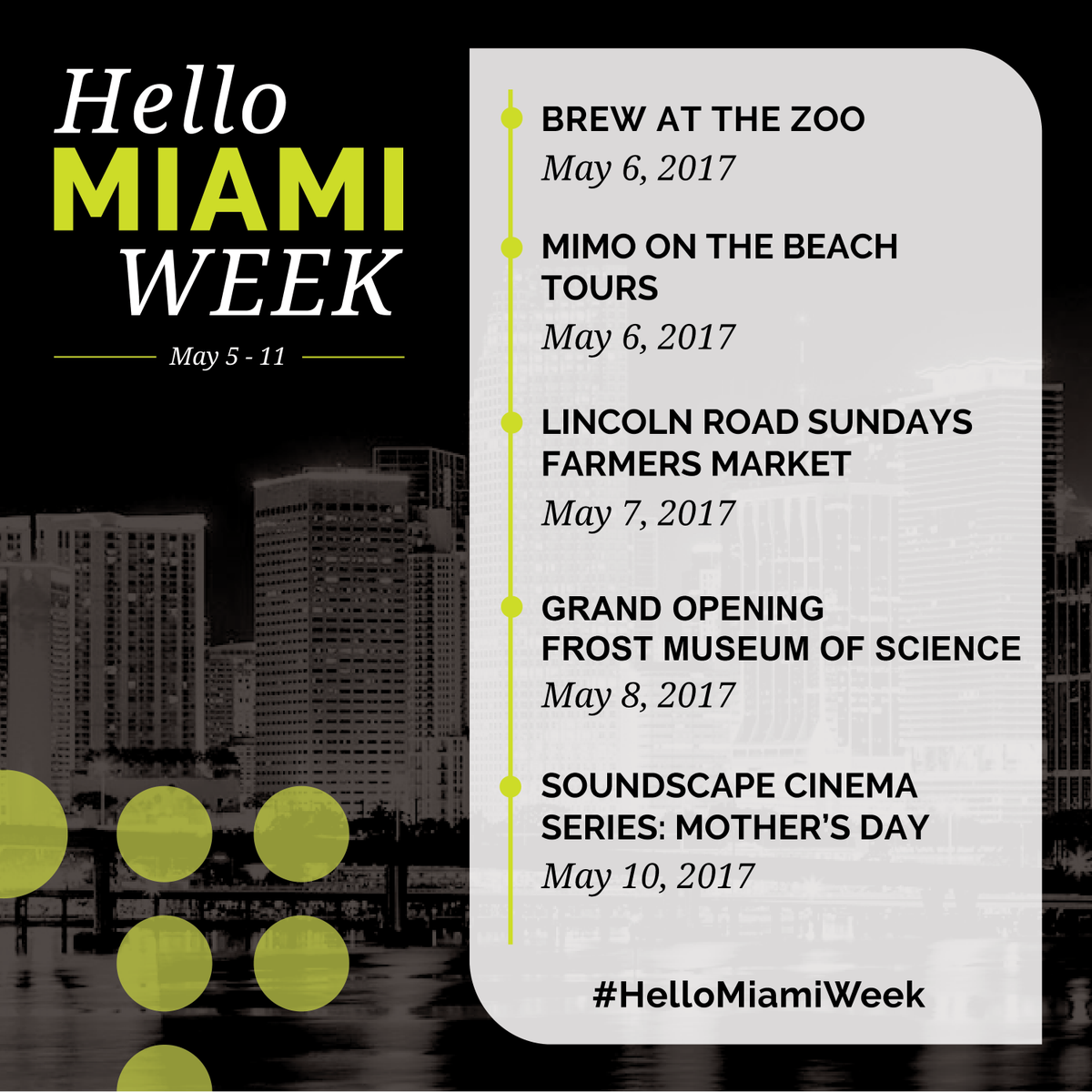 RMGStaffing's tweet photo. BIG events in this #HelloMiamiWeek!
#ItsScienceMiami #PAMM #FrostMuseum #HelloMiamiWeek #grandopening #frost #science @frostscience @pamm https://t.co/rlPMuATbfd
