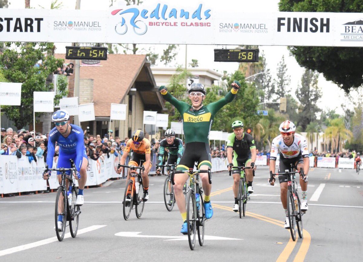 Our man <a href="/GageHecht/">Gage Hecht</a> wins the stage and takes the lead in the sprint jersey competition!