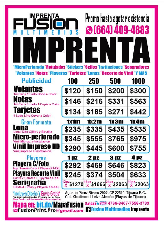 FusionMultimed's tweet image. Disfruta de la mejor experiencia en publicidad solo en @FusionImprenta