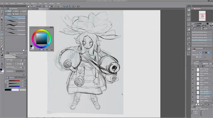 sketchin a cutie 