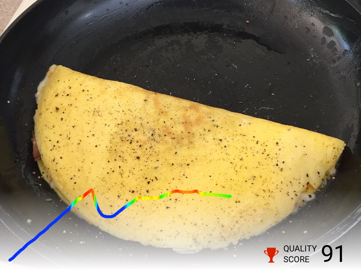Pantelligent's tweet photo. 3 Egg Omelette cooked with a smartphone-connected smart frying pan! https://t.co/vqVX7fCC7R #MadeWithPantelligent https://t.co/fmg0BISTaA