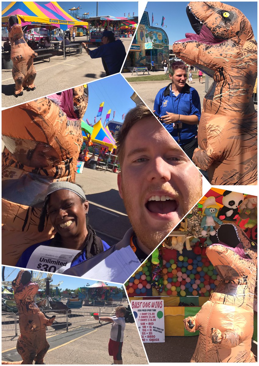 gqinict's tweet photo. Rex bringing the carnival more fun than the rides and the best deals!! @PlainsRD @JohnnyCroney @ErikNKC @TrullJonathan @wl_byoung @Pkushn https://t.co/63i1P2U55e
