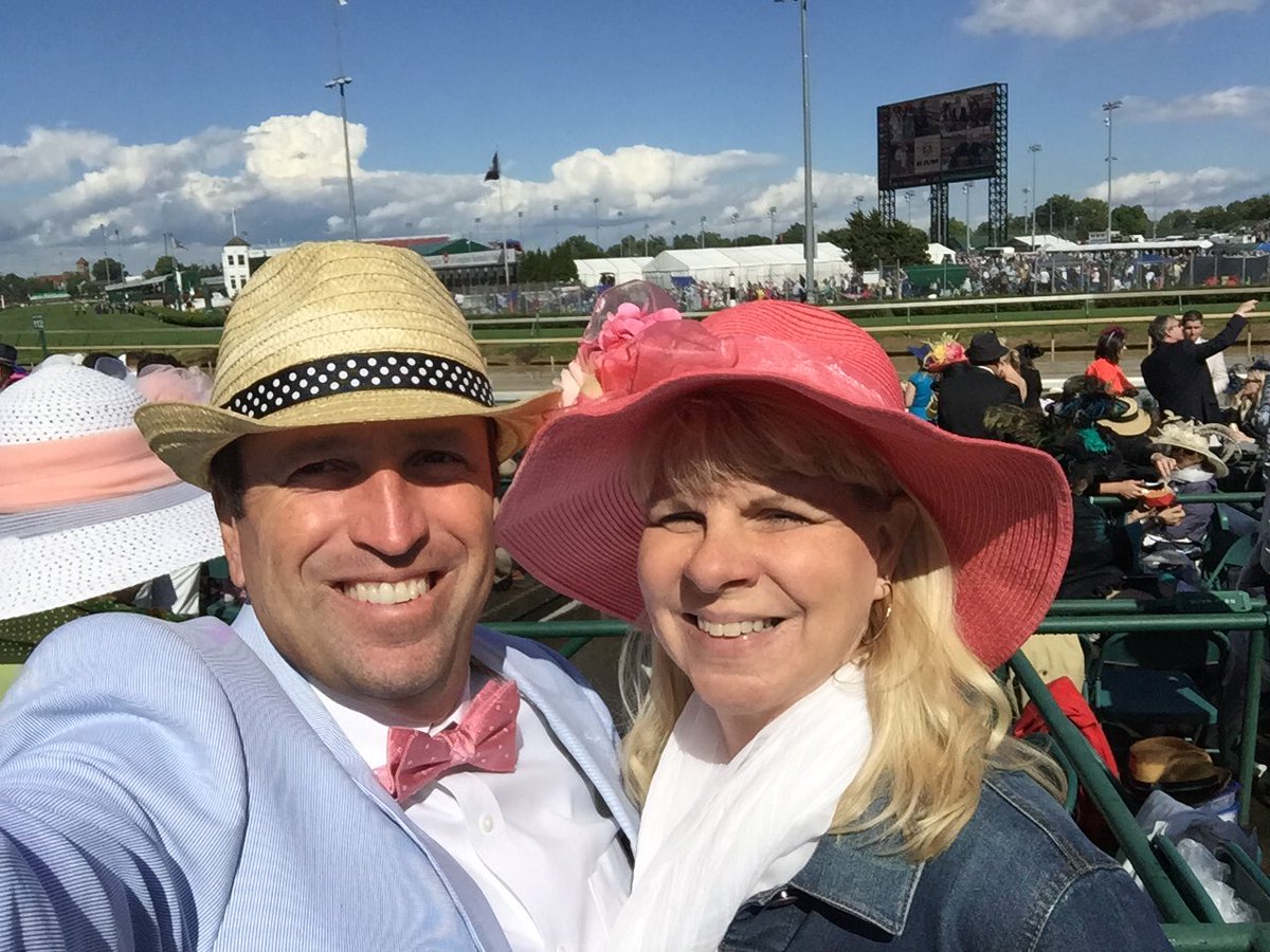 billbaumbach's tweet photo. Enjoying the 143rd running of the #kentuckyderby https://t.co/CAHwpX2kjp