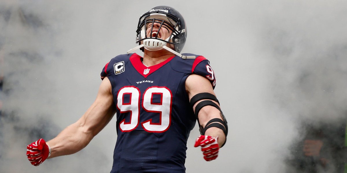 MblWeekly's tweet image. JJ Watt is officially a Free Agent! Will there be a high demand for one of the best DE's in MBL?? #FreeAgentTracker @BomberLeague